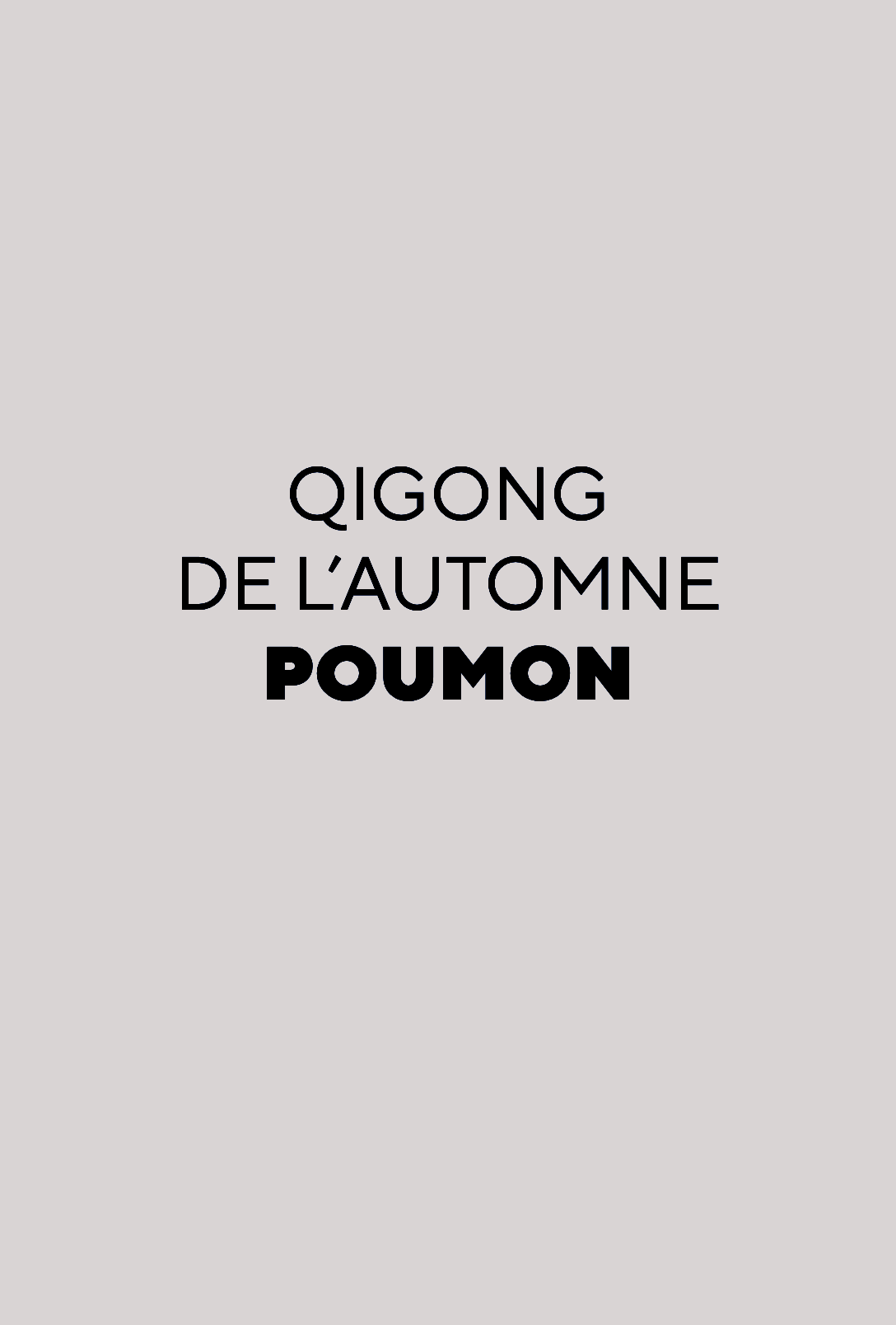 Qigong de l’Automne Poumon